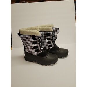 Natural Reflection Black Thinsulate Lined All Weather Boot Size Womens Size 8